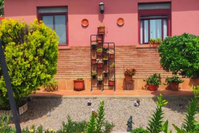 Parte  jardín